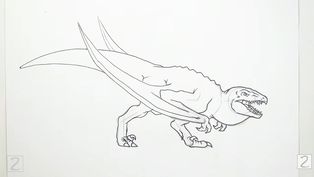 How to Finish Inking Mutadon