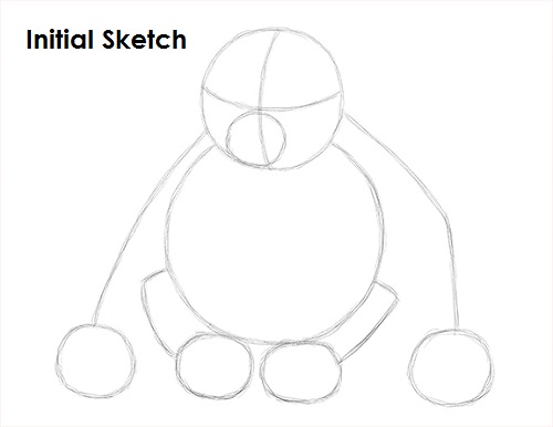 Orangutan Ape Drawing Sketch Draw Orangutan Ape Sketch