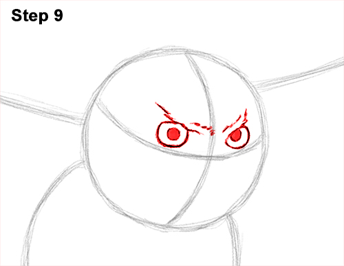 How to Draw a Great Horned Owl Flying Hunting Wings 9