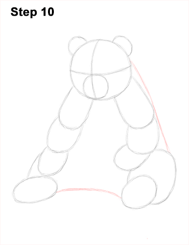Draw Panda Sitting 10 How to Draw Cute Giant Panda Bear Sitting 10