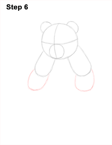 Draw Panda Sitting 6 How to Draw Cute Giant Panda Bear Sitting 6