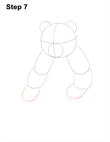Draw Panda Sitting 7 How to Draw Cute Giant Panda Bear Sitting 7
