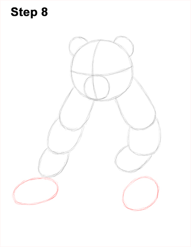 Draw Panda Sitting 8 How to Draw Cute Giant Panda Bear Sitting 8