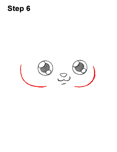 How to Draw Cute Cartoon Panda Bear Chibi 6