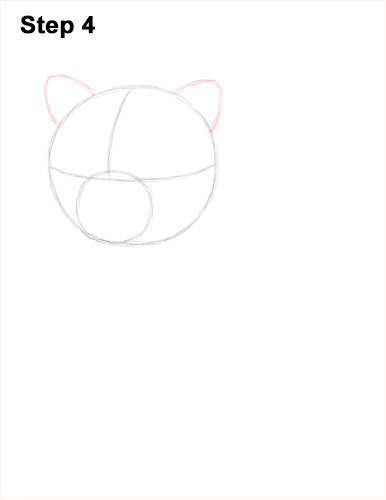 Persian Kitten Drawing 4 Draw Persian Kitty Cat 4