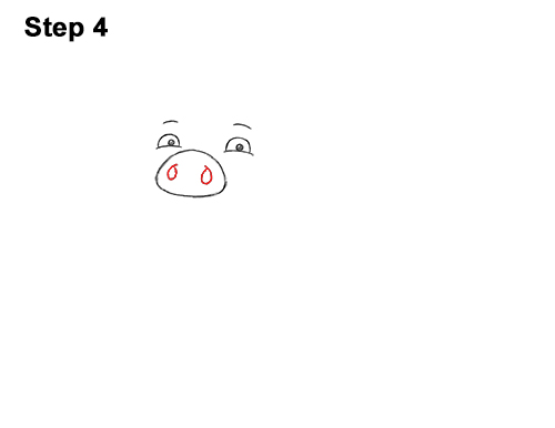 Draw a Cartoon Pig 4 How to Draw a Cute Little Mini Funny Cartoon Pig Piglet 4