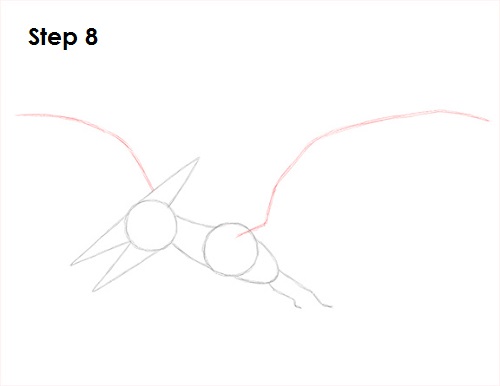 Pteranodon Dinosaur Drawing 8 Draw Pteranodon Dinosaur 8