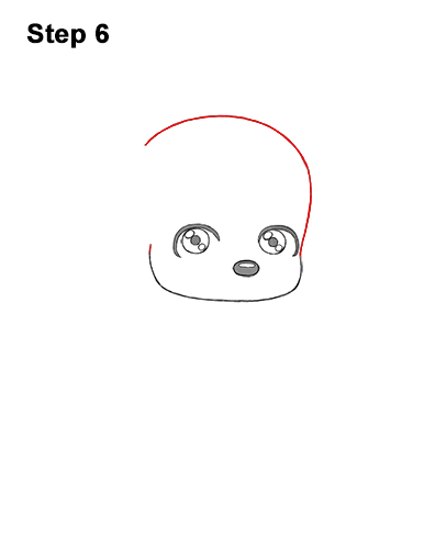 Draw a Cute Cartoon Puppy Dog Christmas Stocking 6 How to Draw a Cute Cartoon Puppy Dog Christmas Stocking Chibi Kawaii 6