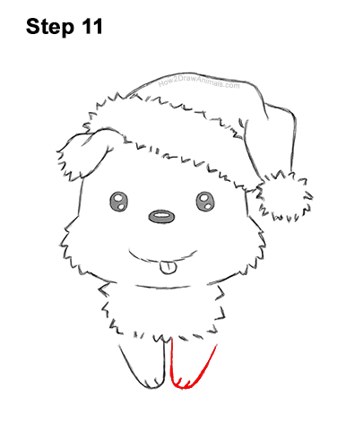 How to Draw a Cute Cartoon Harp Seal Pup Chibi Kawaii 11