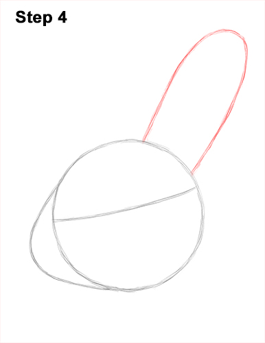 How to Draw Cute Bunny Rabbit Head Face Portrait 4