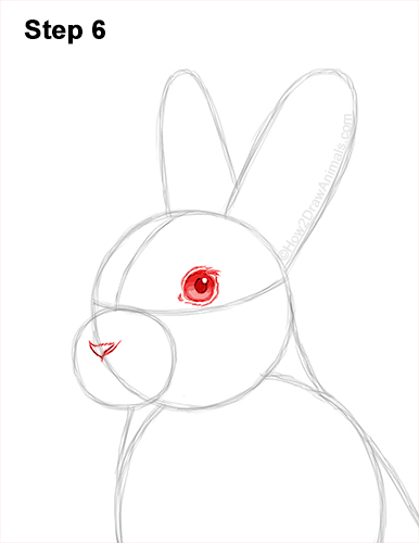 How to Draw a Cute Bunny Rabbit Standing Up 6