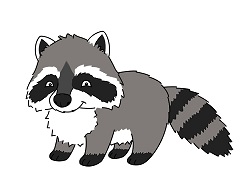 How to Draw a Cute Cartoon Raccoon