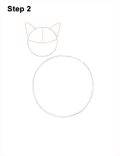 How to Draw a Ragdoll Cat Sitting 2