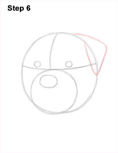 Draw Rottweiler Dog Head 6 How to Draw a Rottweiler Dog Head Portrait Face 6