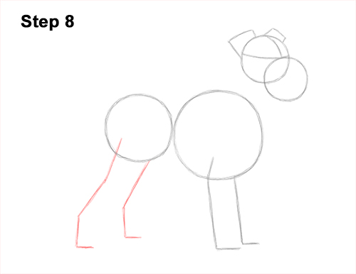 Draw a Schnauzer Dog Side View 8 How to Draw a Miniature Schnauzer Puppy Dog 8