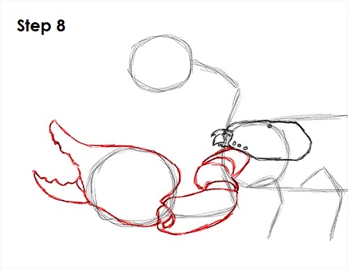 Draw Scorpion 8