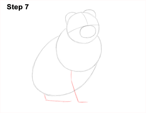 How to Draw a Scottish Fold Cat Playing Pawing Swiping 7