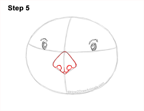 Draw a Sea Otter Head Detail 5 How to Draw a Sea Otter Head Portrait Face 5