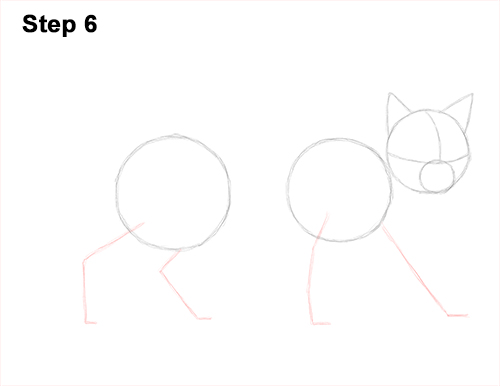 Siamese Cat Drawing 6 Draw Siamese Cat 6