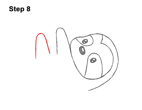 How to Draw Cute Cartoon Sloth Chibi Kawaii 8
