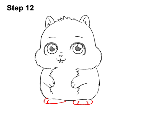 Draw a Cartoon Squirrel 12 How to Draw Cute Cartoon Squirrel Chibi 12