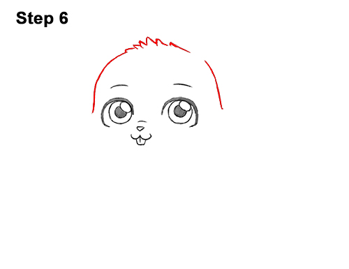 Draw a Cartoon Squirrel 6 How to Draw Cute Cartoon Squirrel Chibi 6