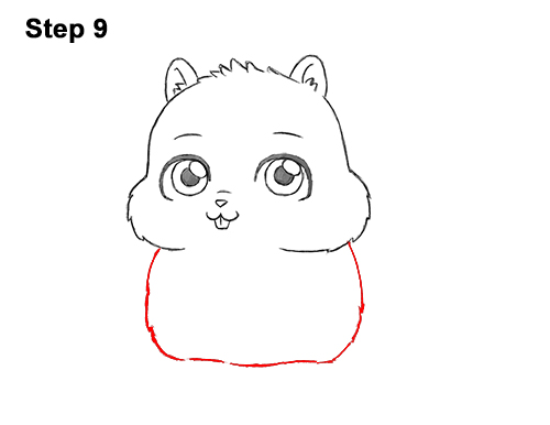 Draw a Cartoon Squirrel 9 How to Draw Cute Cartoon Squirrel Chibi 9