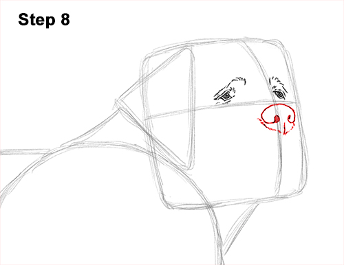 Draw St. Bernard Dog 8