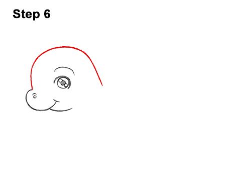 Draw a Cute Cartoon Stegosaurus Dinosaur 6 How to Draw a Cute Cartoon Stegosaurus Dinosaur Chibi Kawaii 6