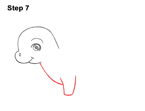 Draw a Cute Cartoon Stegosaurus Dinosaur 7 How to Draw a Cute Cartoon Stegosaurus Dinosaur Chibi Kawaii 7