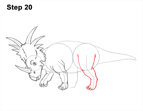 Draw Styracosaurus Dinosaur 20 How to Draw Styracosaurus Dinosaur Horns Charging 20