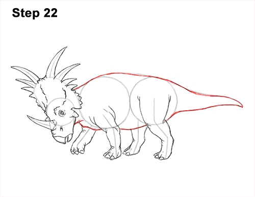 Draw Styracosaurus Dinosaur 22 How to Draw Styracosaurus Dinosaur Horns Charging 22