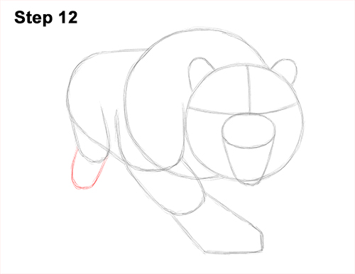 How to Draw a Mean Tiger Roaring Growling Stalking 12