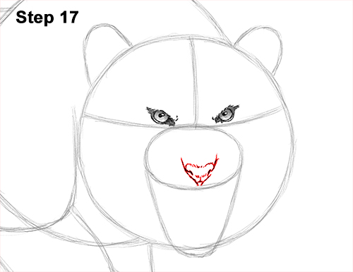 Draw a Tiger Angry Roar 17 How to Draw a Mean Tiger Roaring Growling Stalking 17
