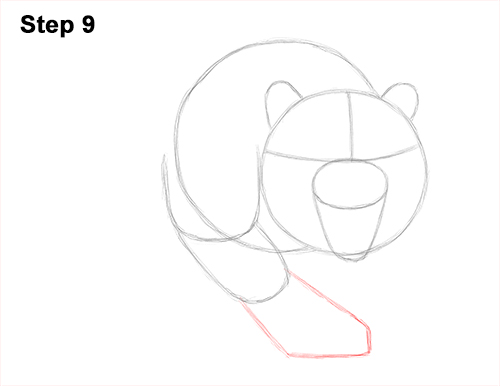 How to Draw a Mean Tiger Roaring Growling Stalking 9