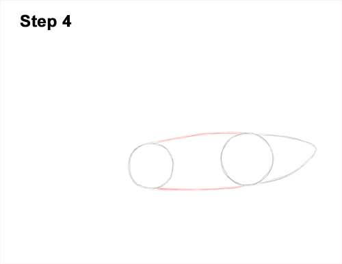 How to Draw Tiger Shark Swimming 4