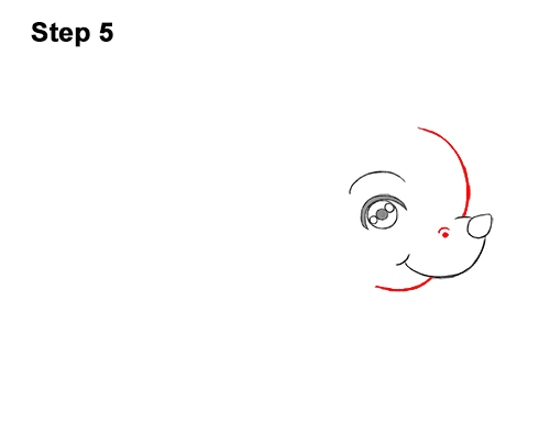 Draw a Cute Cartoon Triceratops Dinosaur 5 How to Draw a Cute Cartoon Triceratops Dinosaur Chibi Kawaii 5
