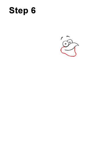 How to Draw a Thanksgiving Funny Turkey Cartoon 6