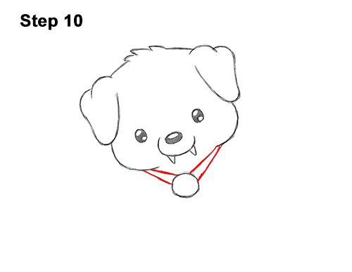 How to Draw Cute Cartoon Puppy Dog Vampire Dracula Halloween 10