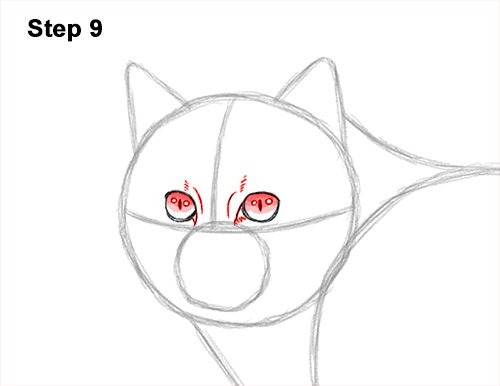 Draw a European Wildcat 9 How to Draw a European Wildcat Cat Side View 9