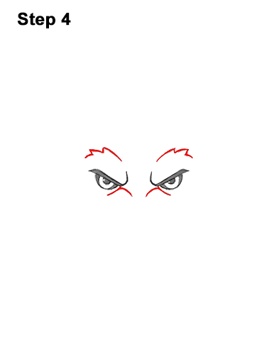 Draw a Cartoon Wolf Head 4 How to Draw Angry Growling Snarling Cartoon Wolf Head 4