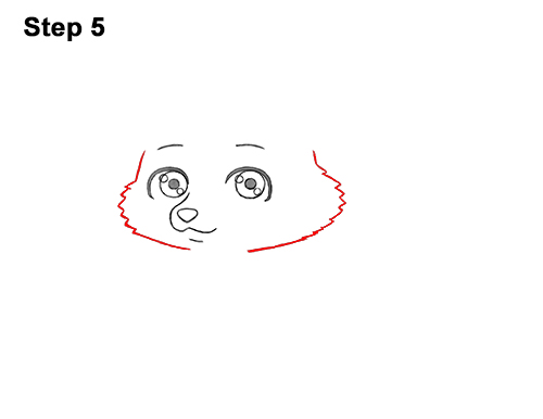 Draw a Cute Cartoon Wolf 5 How to Draw a Cute Cartoon Gray Wolf Chibi Kawaii 5