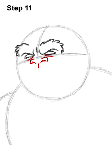 How to Draw a Yeti Abominable Snowman Monster 11