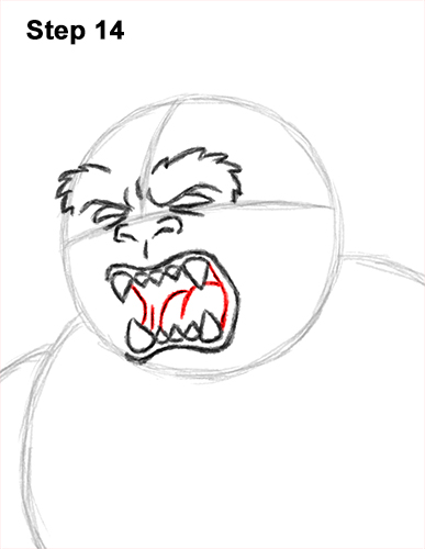 How to Draw a Yeti Abominable Snowman Monster 14